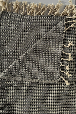 Hamamtuch Granada mit Waffelpique Muster