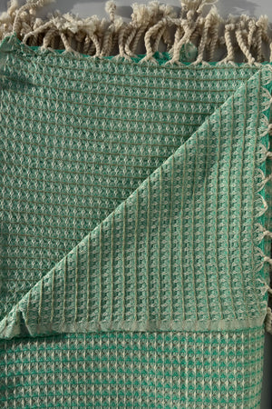 Hamamtuch Granada mit Waffelpique Muster