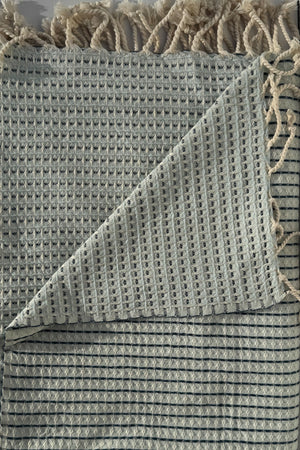 Hamamtuch Granada mit Waffelpique Muster